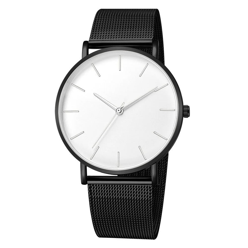 Men’s Ultra Thin Mesh Strap Quartz Watch - Oreela