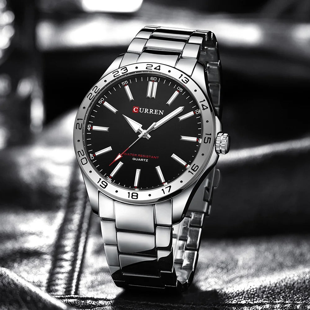 Men’s Ultra Thin Stainless Steel Quartz Watch - Oreela