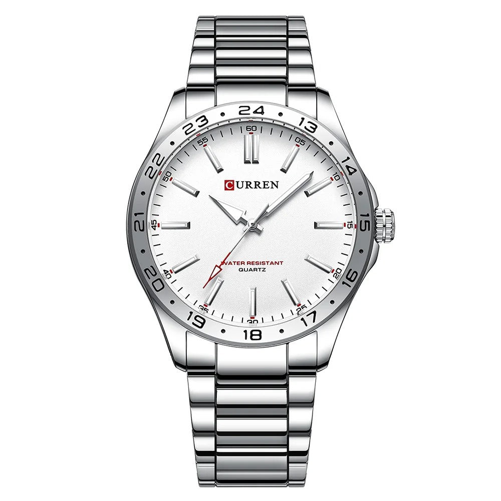 Men’s Ultra Thin Stainless Steel Quartz Watch - Oreela