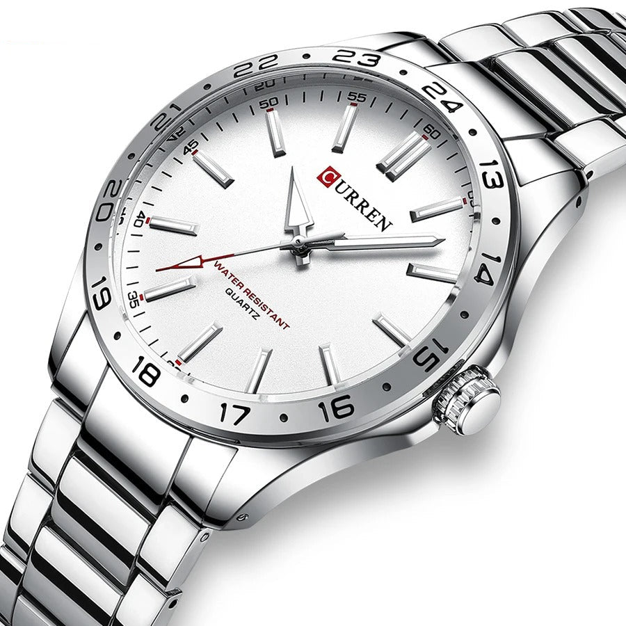 Men’s Ultra Thin Stainless Steel Quartz Watch - Oreela