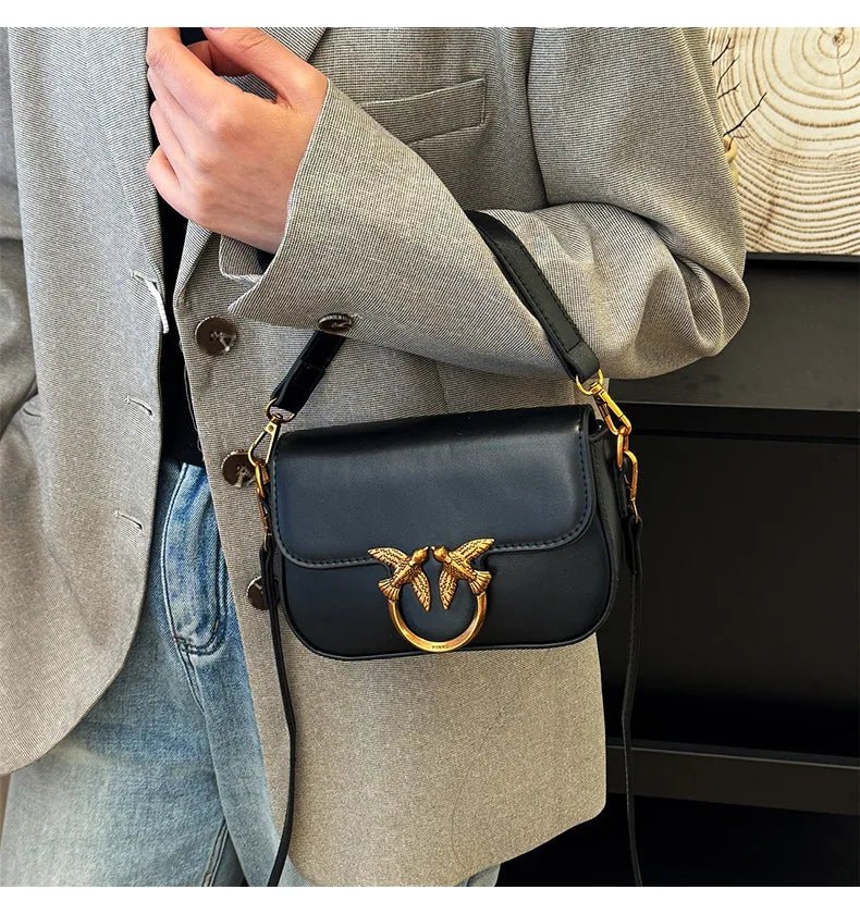 New High - end Fashion Versatile Oblique Span Bag.Fashionable Retro Handbag. - Oreela