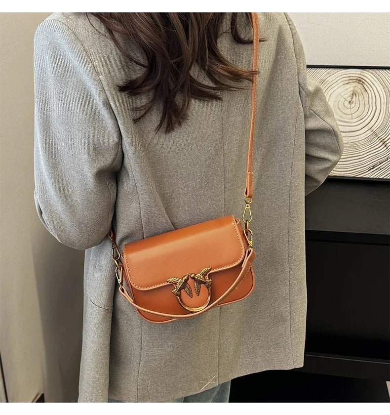 New High - end Fashion Versatile Oblique Span Bag.Fashionable Retro Handbag. - Oreela
