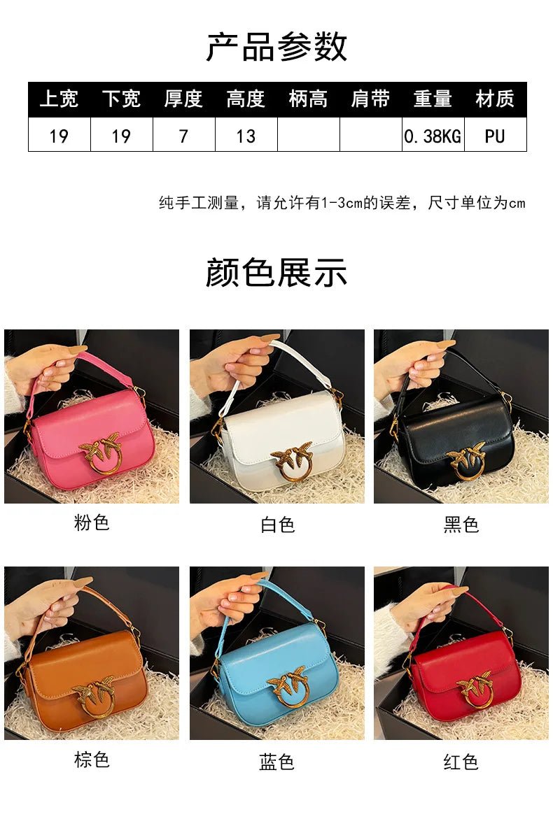 New High - end Fashion Versatile Oblique Span Bag.Fashionable Retro Handbag. - Oreela