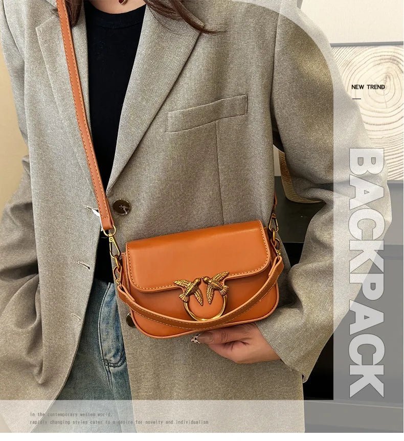 New High - end Fashion Versatile Oblique Span Bag.Fashionable Retro Handbag. - Oreela