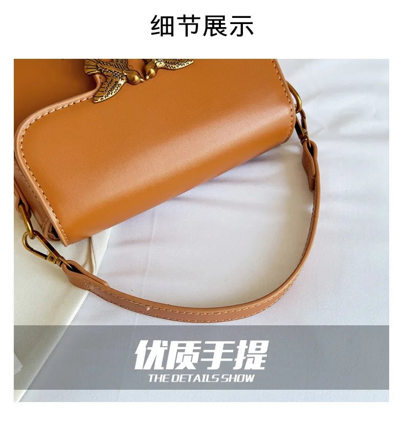 New High - end Fashion Versatile Oblique Span Bag.Fashionable Retro Handbag. - Oreela