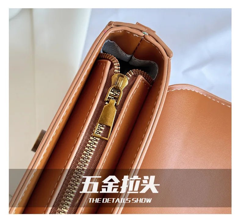 New High - end Fashion Versatile Oblique Span Bag.Fashionable Retro Handbag. - Oreela