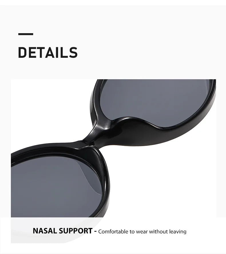 New Retro Oval Sunglasses High - end Fashion - Oreela