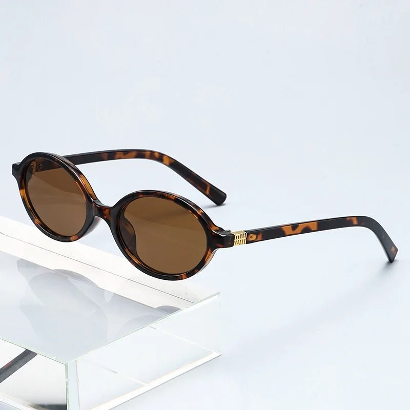 New Retro Oval Sunglasses High - end Fashion - Oreela