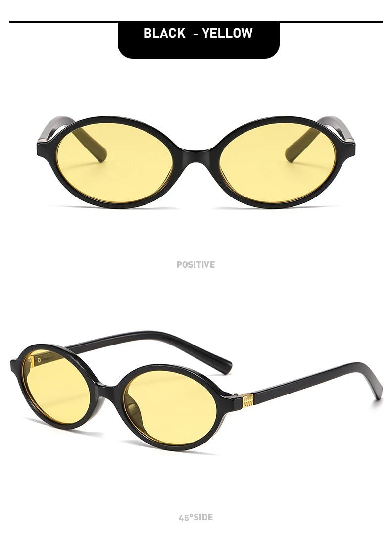 New Retro Oval Sunglasses High - end Fashion - Oreela
