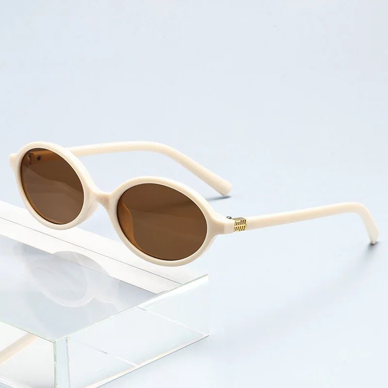 New Retro Oval Sunglasses High - end Fashion - Oreela