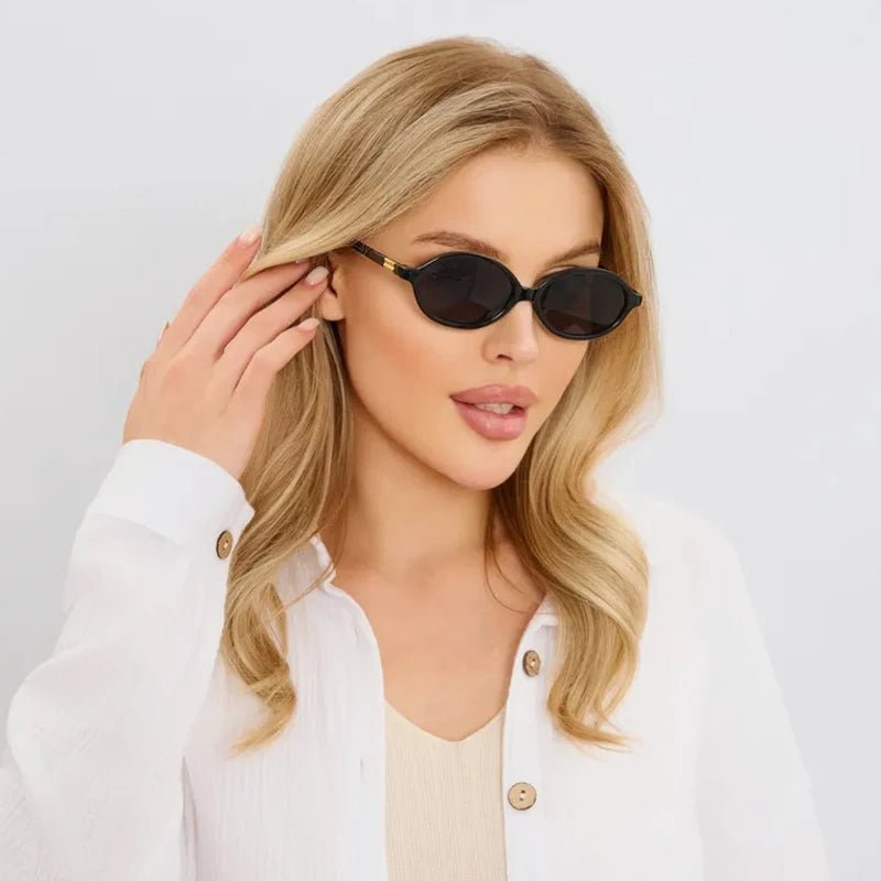 New Retro Oval Sunglasses High - end Fashion - Oreela
