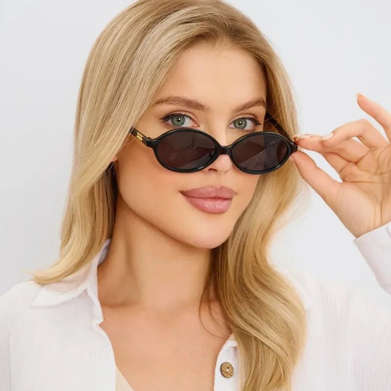 New Retro Oval Sunglasses High - end Fashion - Oreela