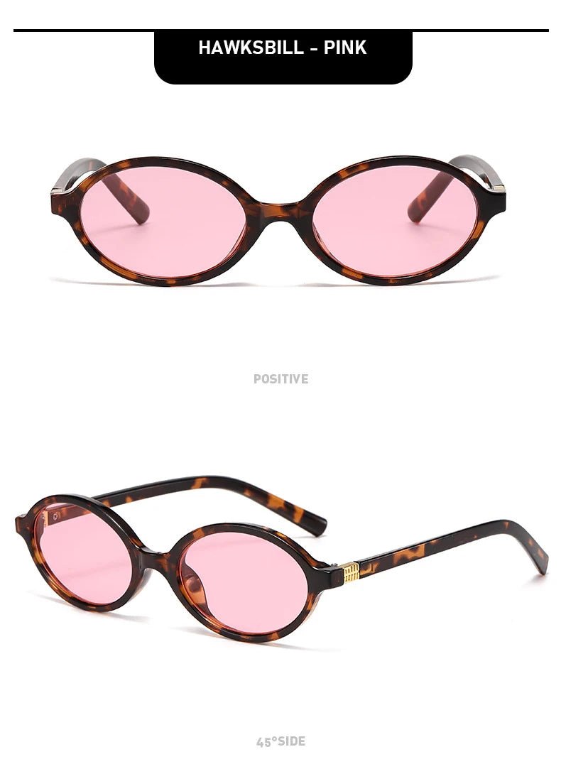 New Retro Oval Sunglasses High - end Fashion - Oreela