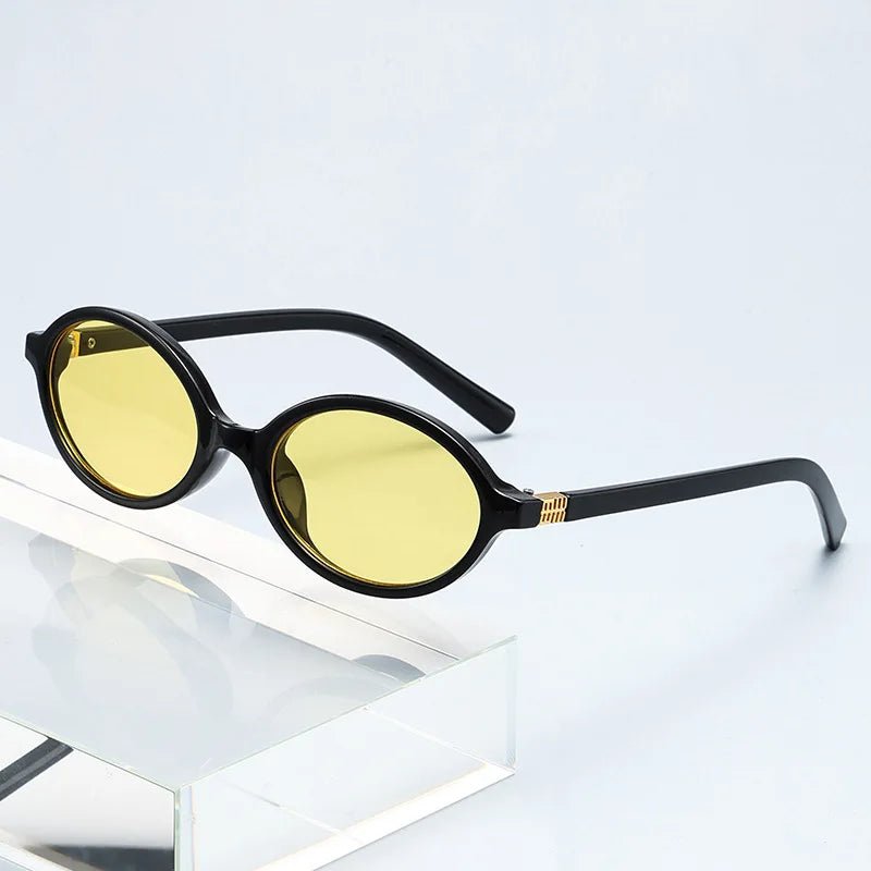 New Retro Oval Sunglasses High - end Fashion - Oreela
