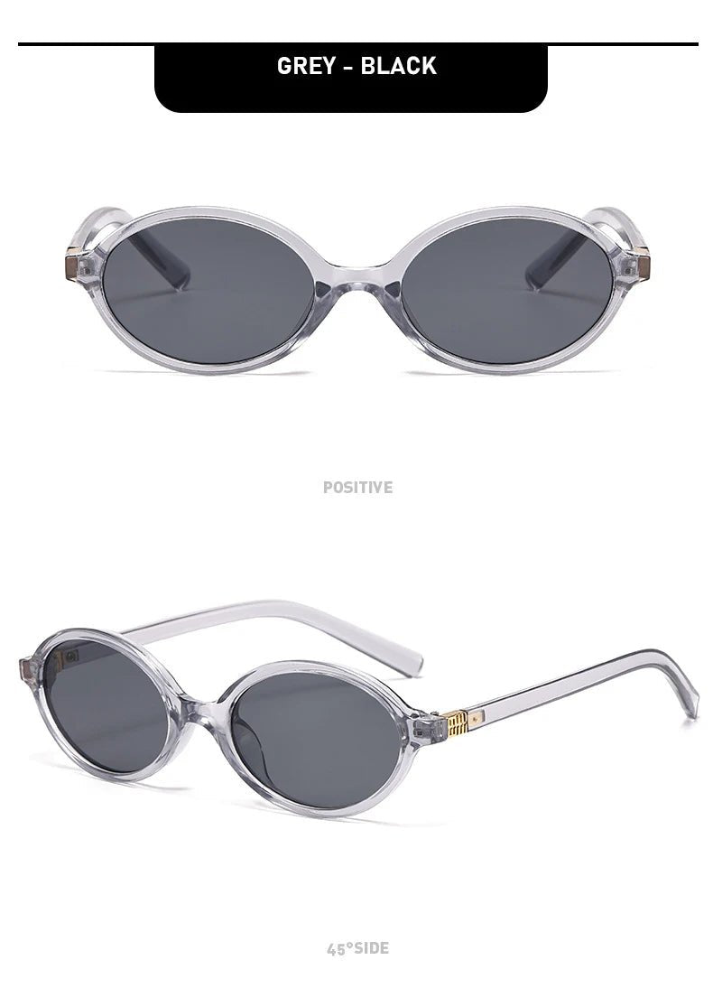 New Retro Oval Sunglasses High - end Fashion - Oreela