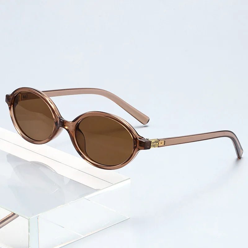 New Retro Oval Sunglasses High - end Fashion - Oreela