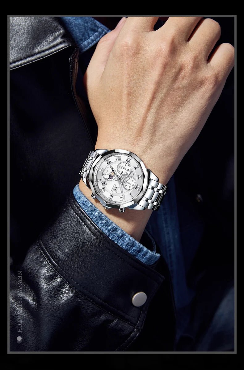 OLEVS Brand Original Men's Watch High end Quartz - Oreela