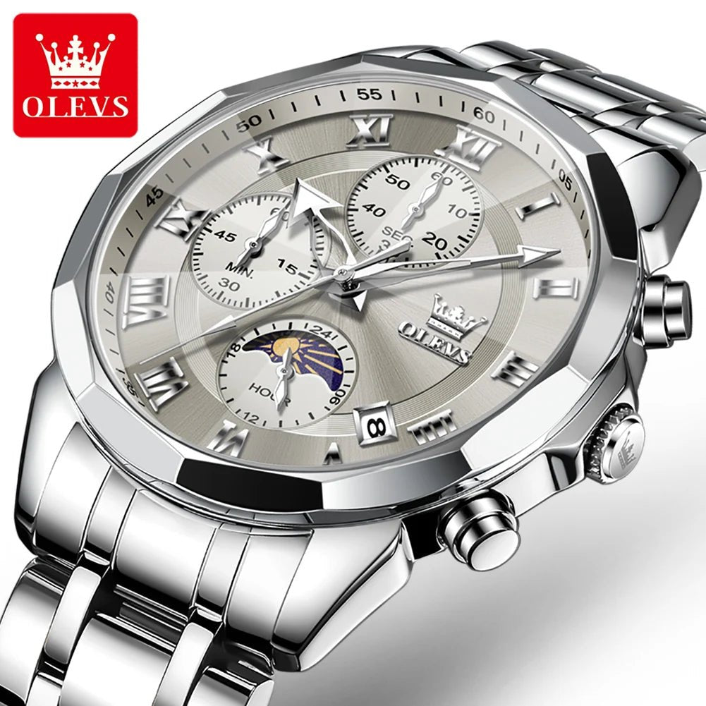 OLEVS Brand Original Men's Watch High end Quartz - Oreela