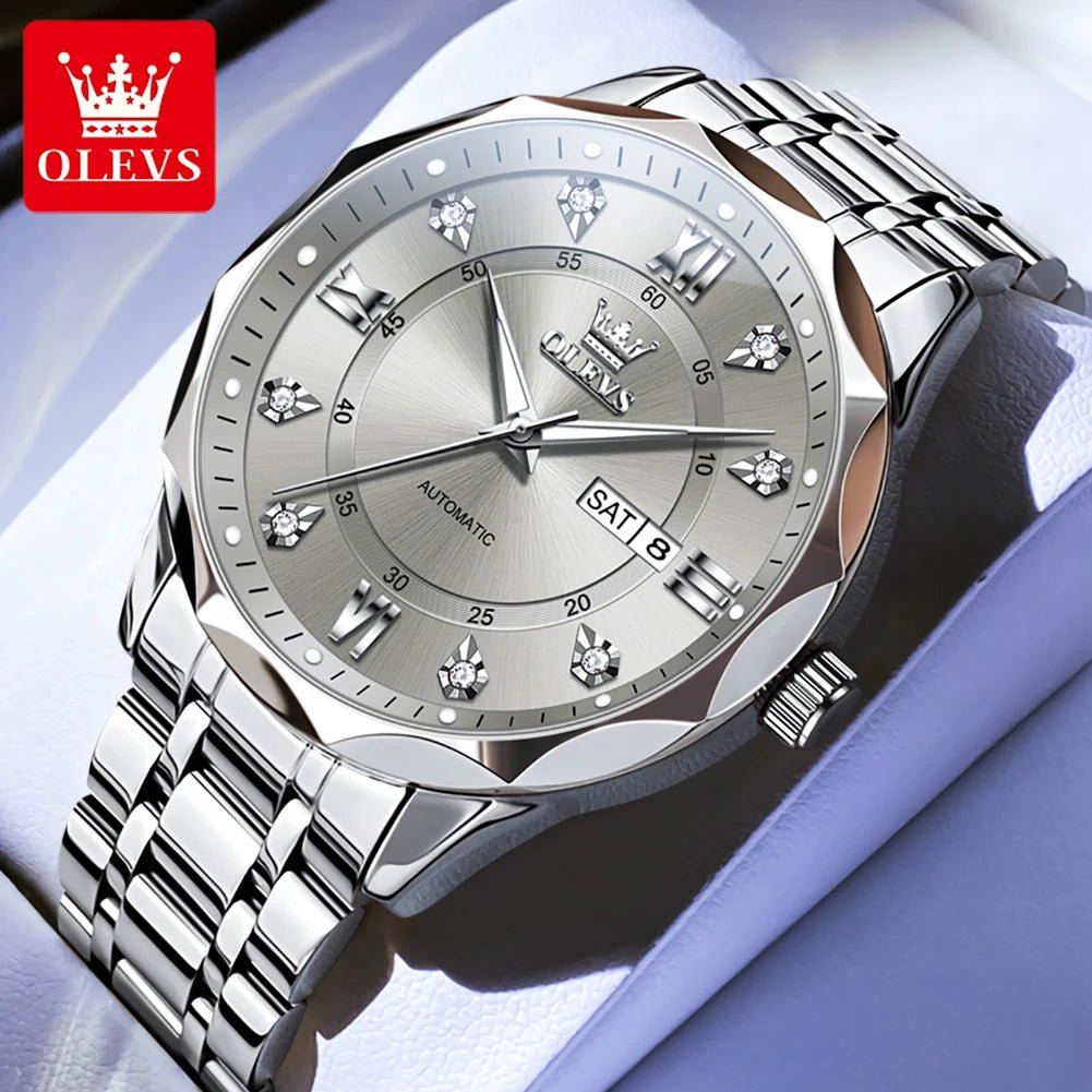 OLEVS Men's Watch Business Fashion Original Automatic Mechanical - Oreela