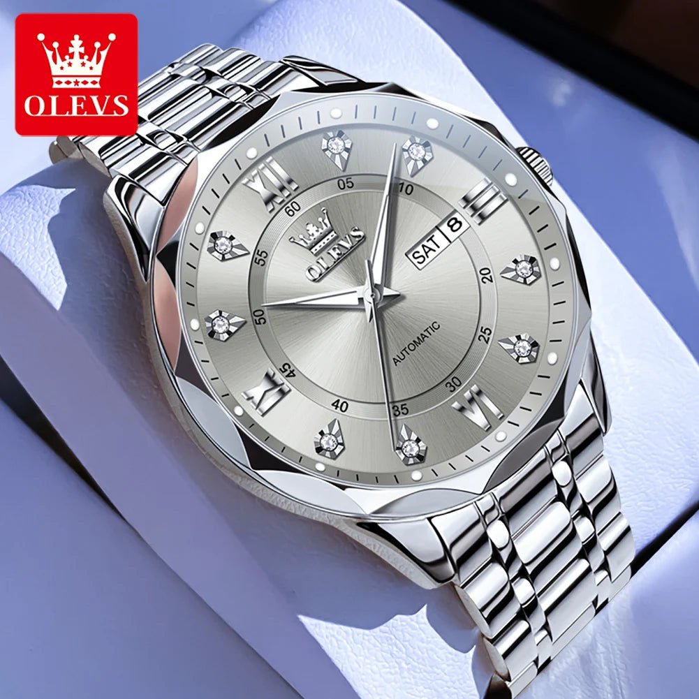 OLEVS Men's Watch Business Fashion Original Automatic Mechanical - Oreela