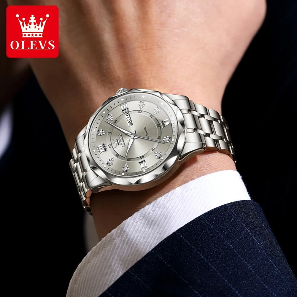 OLEVS Men's Watch Business Fashion Original Automatic Mechanical - Oreela