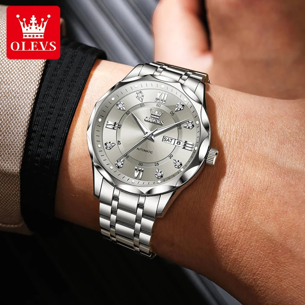 OLEVS Men's Watch Business Fashion Original Automatic Mechanical - Oreela