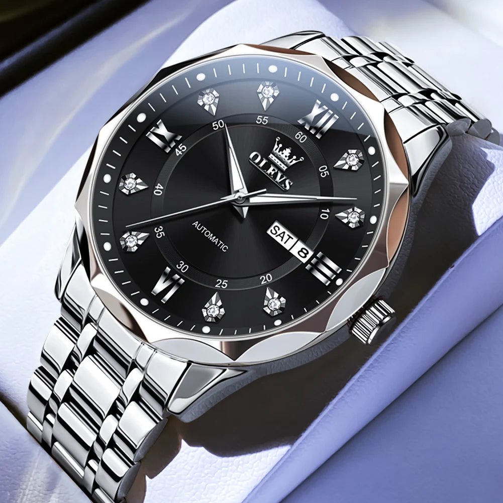 OLEVS Men's Watch Business Fashion Original Automatic Mechanical - Oreela