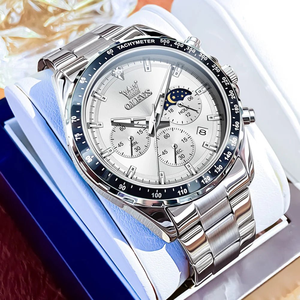 OLEVS Men's Watches Fashion Sports Green - Oreela