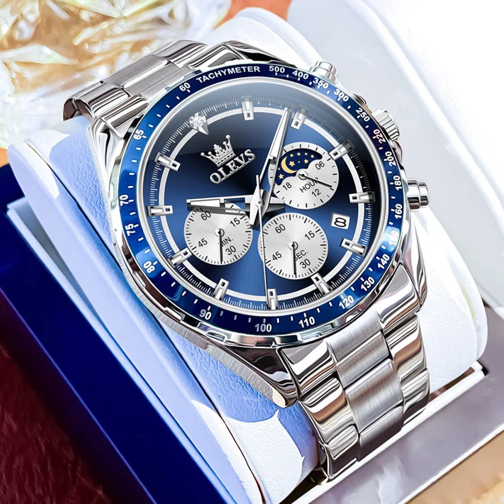 OLEVS Men's Watches Fashion Sports Green - Oreela