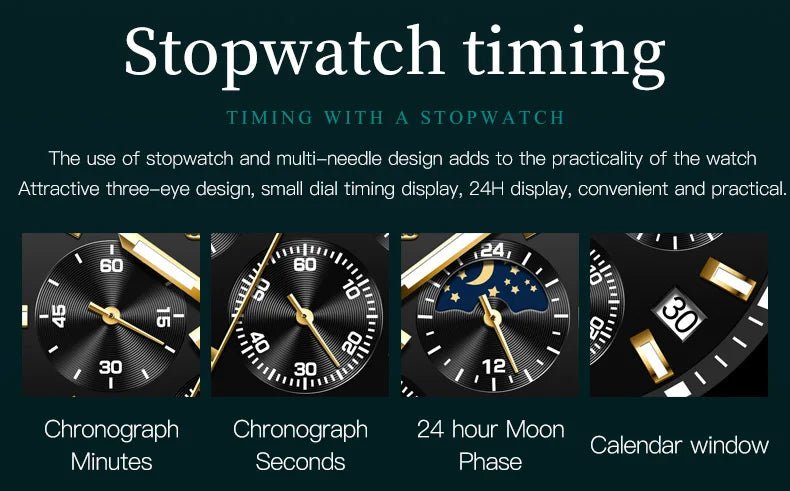 OLEVS Moon Phase Men's Watch - Oreela