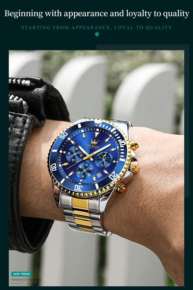 OLEVS Moon Phase Men's Watch - Oreela