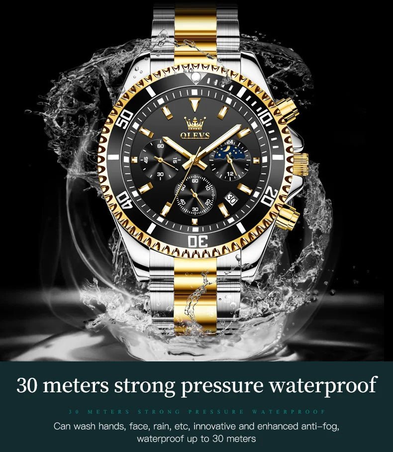 OLEVS Moon Phase Men's Watch - Oreela