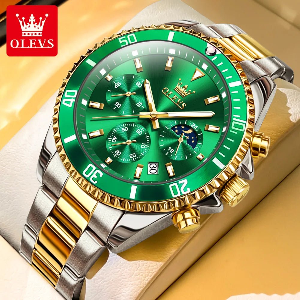 OLEVS Watch For Men Classic with Date Dress Luxury Big Face - Oreela
