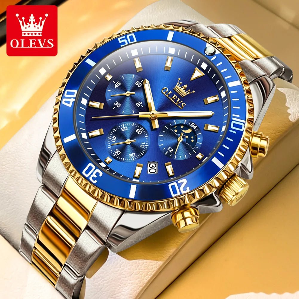 OLEVS Watch For Men Classic with Date Dress Luxury Big Face - Oreela