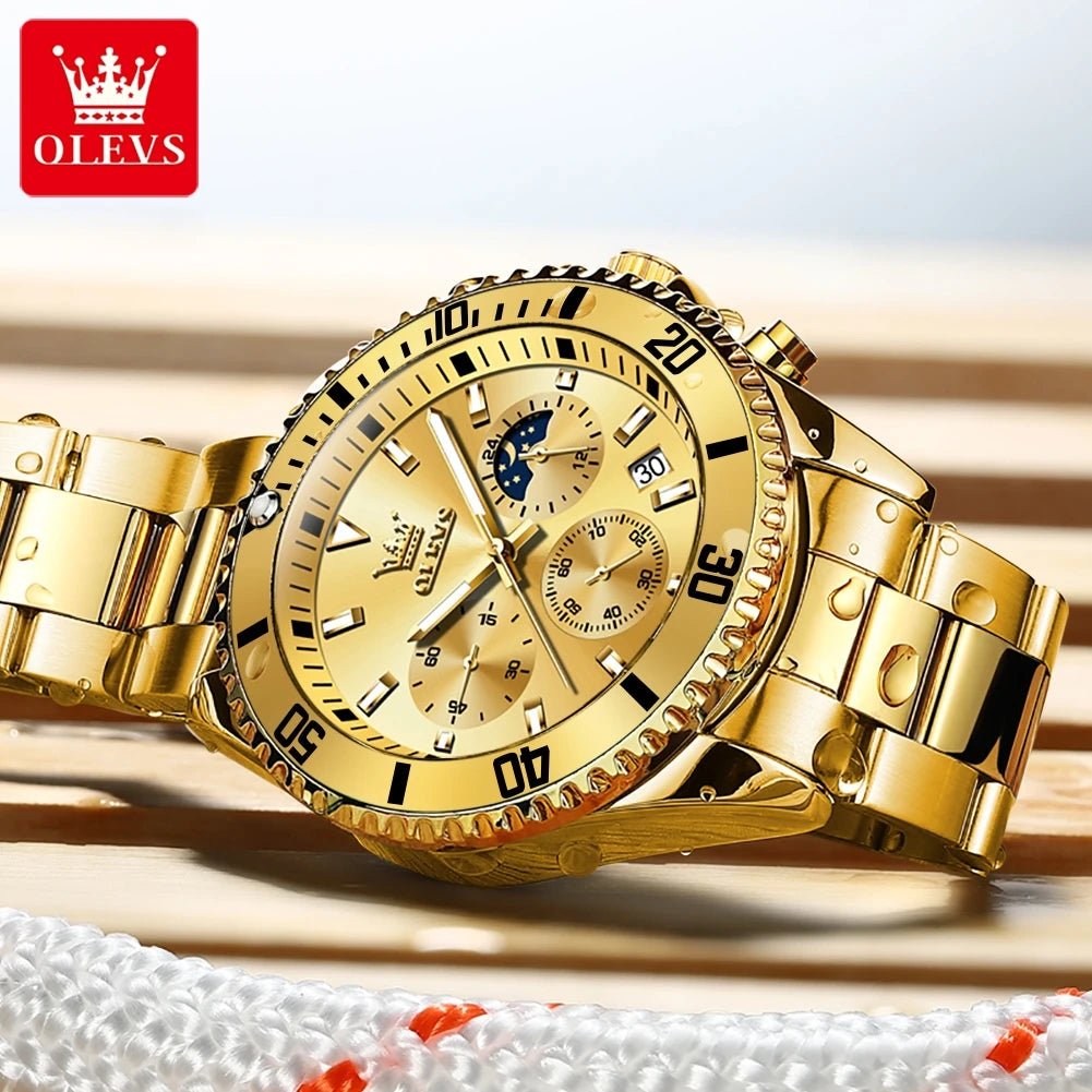 OLEVS Watch For Men Classic with Date Dress Luxury Big Face - Oreela