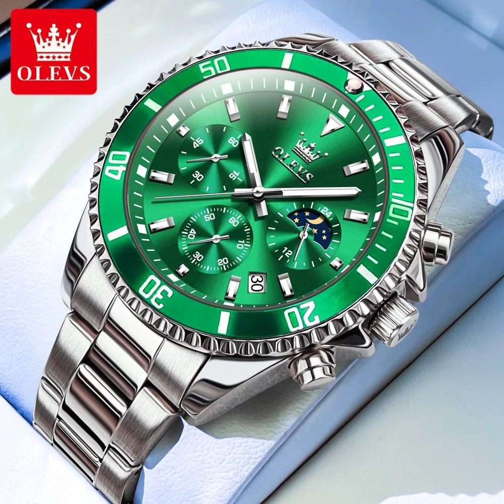 OLEVS Watch For Men Classic with Date Dress Luxury Big Face - Oreela