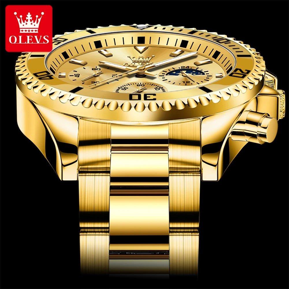 OLEVS Watch For Men Classic with Date Dress Luxury Big Face - Oreela