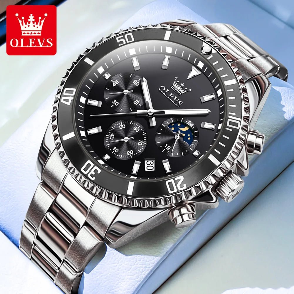 OLEVS Watch For Men Classic with Date Dress Luxury Big Face - Oreela