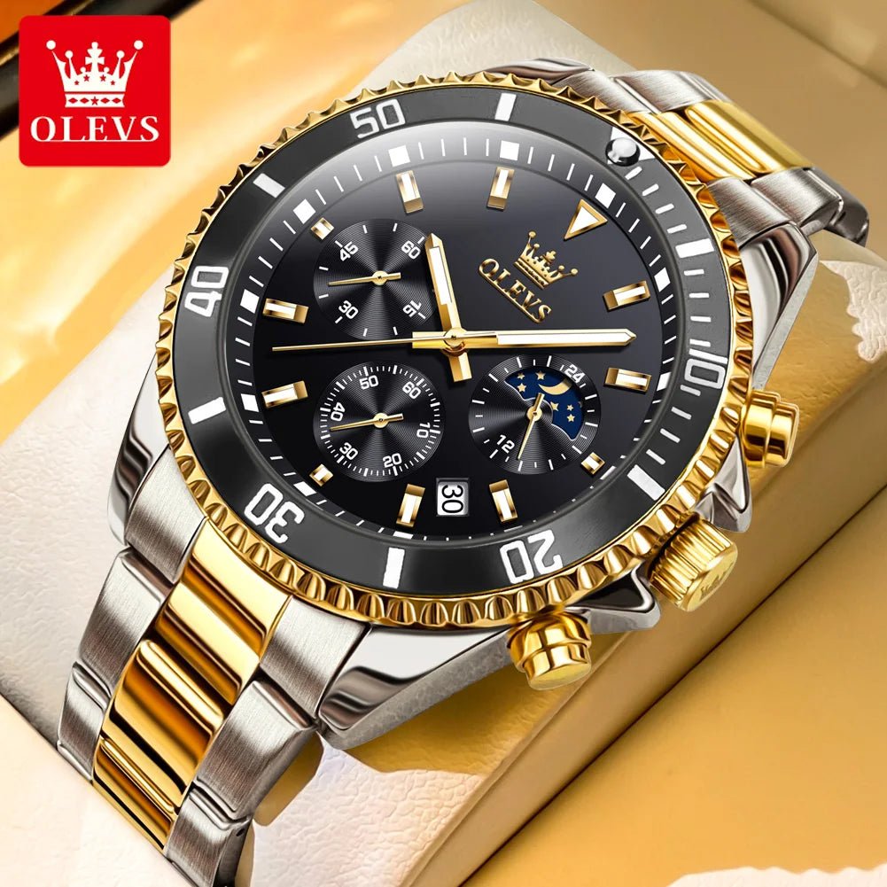 OLEVS Watch For Men Classic with Date Dress Luxury Big Face - Oreela
