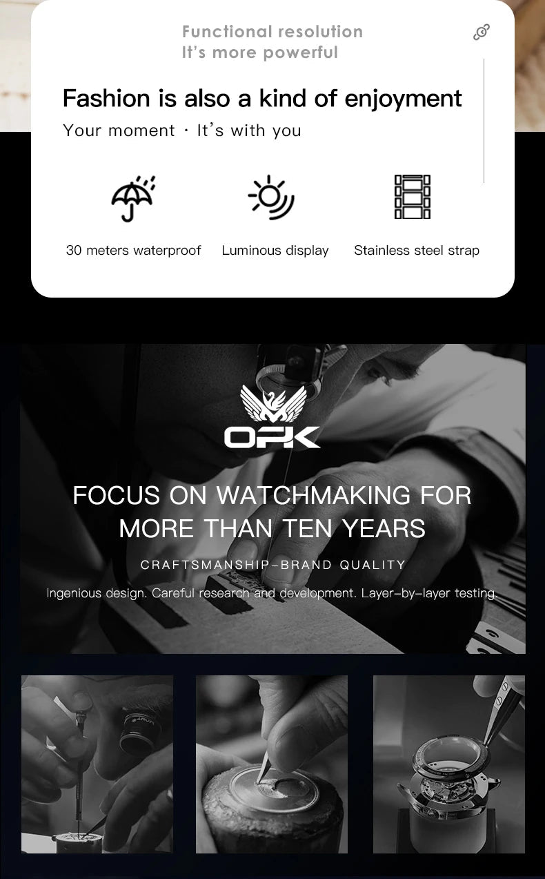 OPK Women's Watches Simple Fashion Original Wristwatch - Oreela