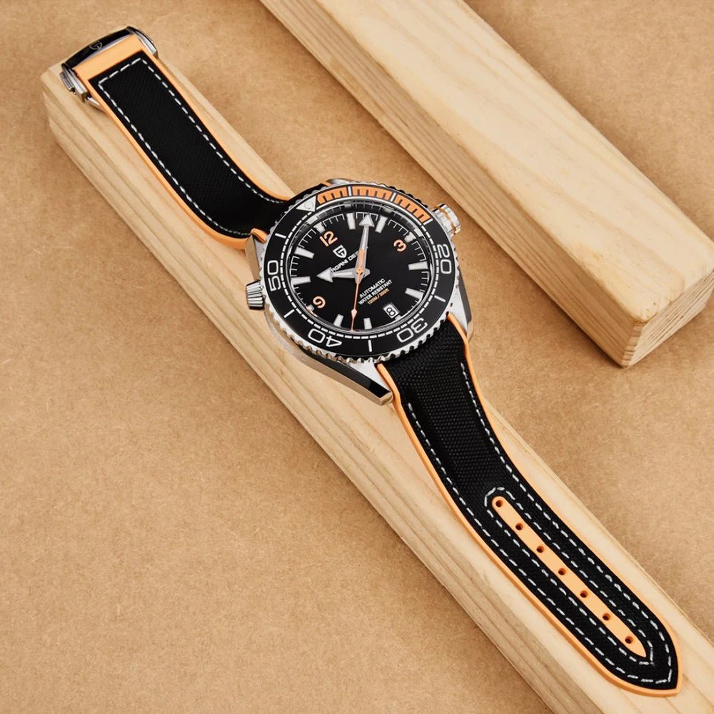 PAGANI DESIGN 100M Waterproof Watch Outdoor Military Sports Ultra Luminous Dial Men's - Oreela