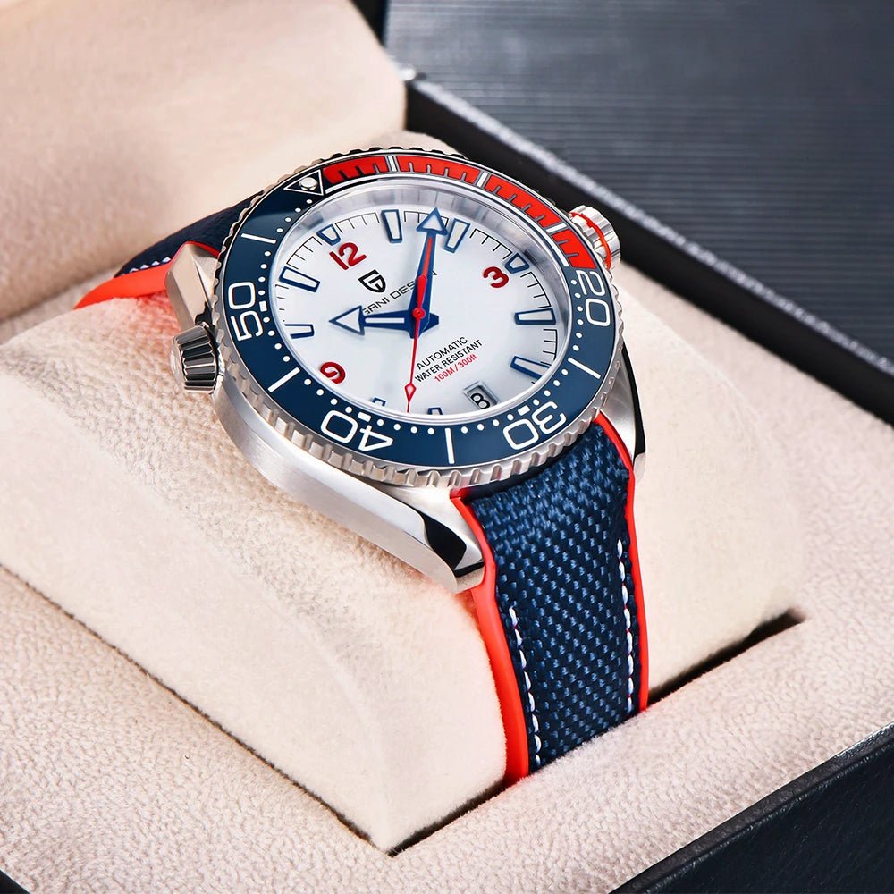 PAGANI DESIGN 100M Waterproof Watch Outdoor Military Sports Ultra Luminous Dial Men's - Oreela
