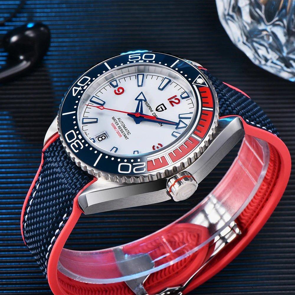 PAGANI DESIGN 100M Waterproof Watch Outdoor Military Sports Ultra Luminous Dial Men's - Oreela