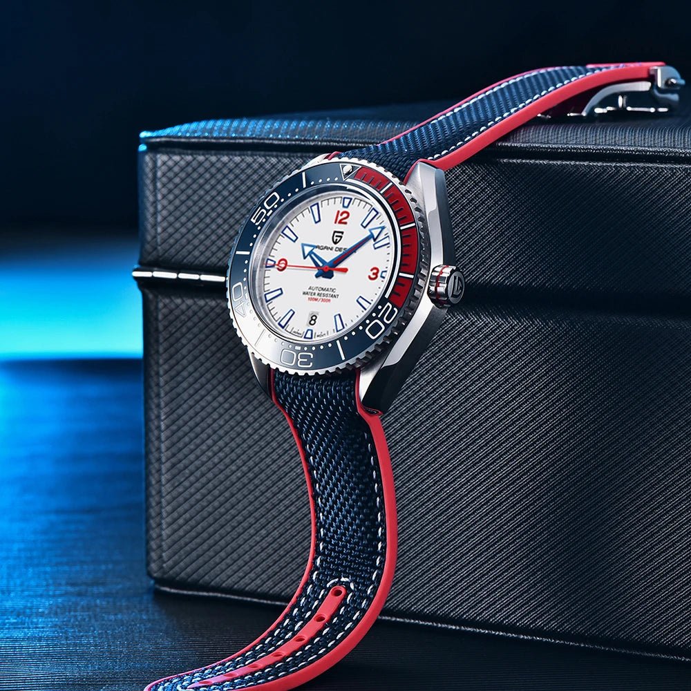 PAGANI DESIGN 100M Waterproof Watch Outdoor Military Sports Ultra Luminous Dial Men's - Oreela