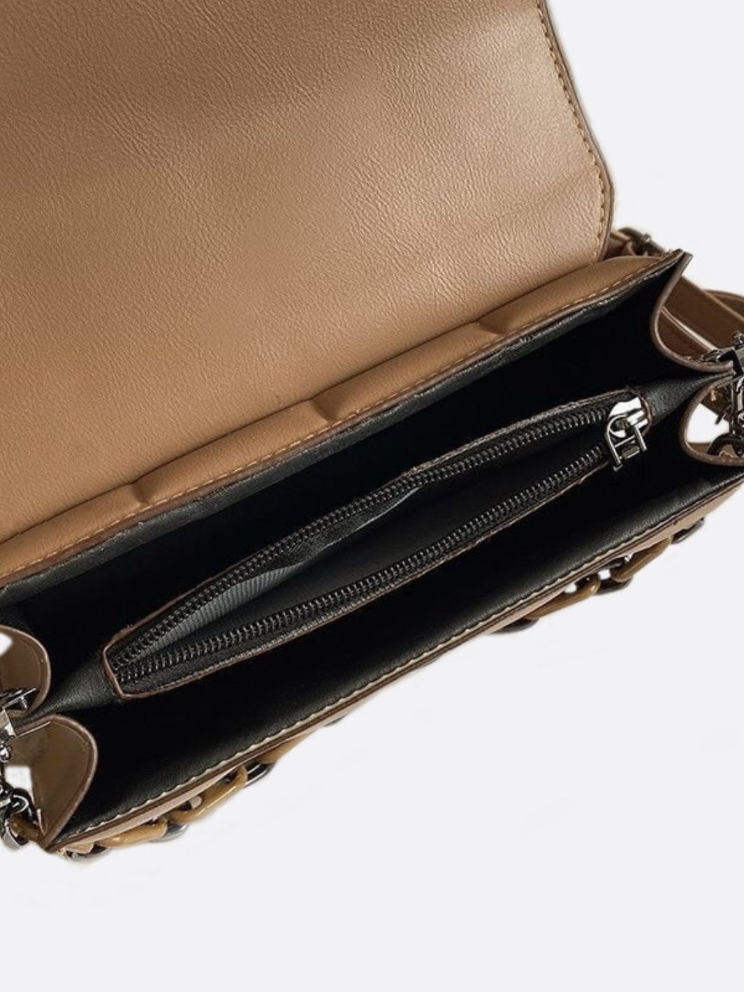 Quilted Vegan Leather Handbag - Oreela