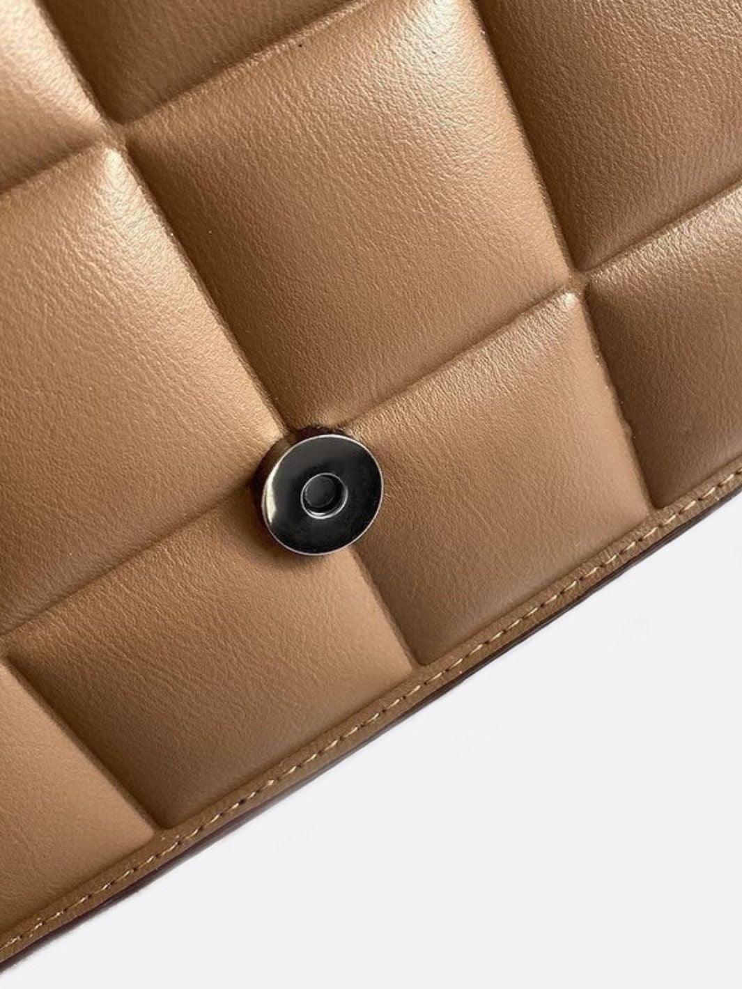 Quilted Vegan Leather Handbag - Oreela