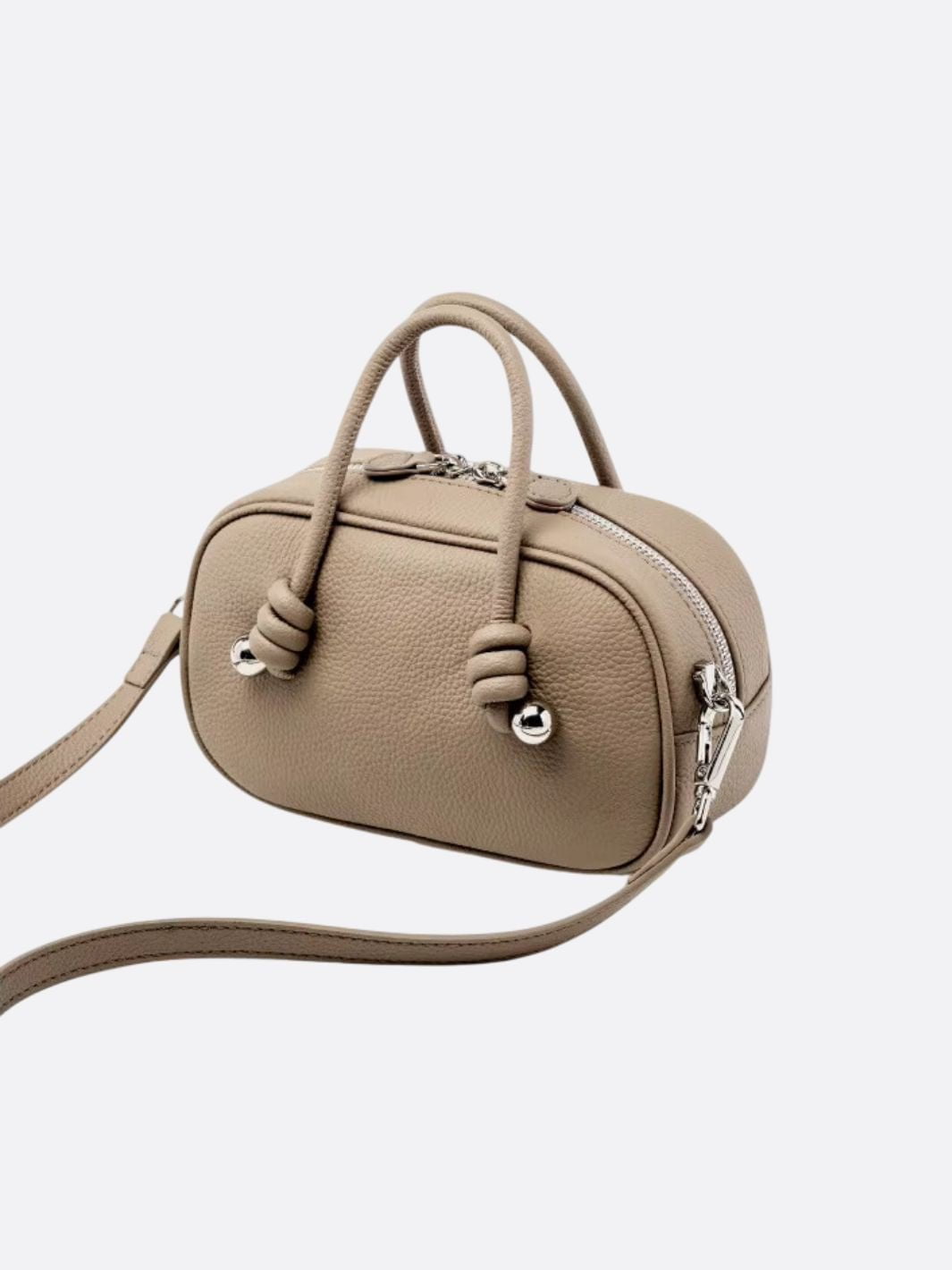 Rectangular Genuine Leather Handbag for Women - Oreela