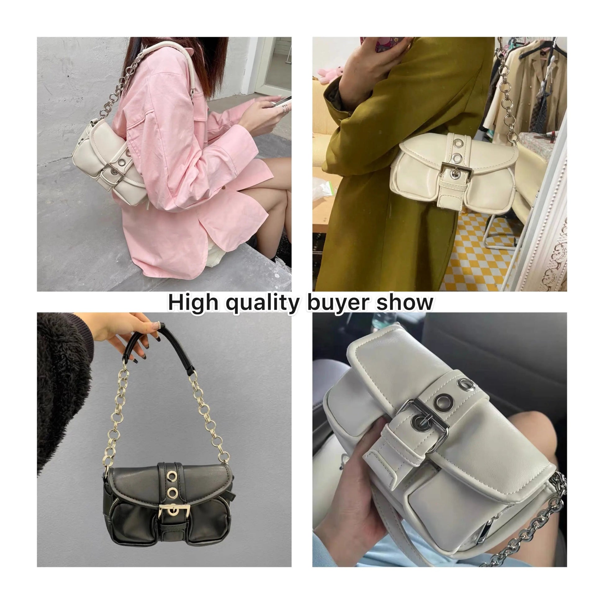 Retro LeatherWomen's Chain Small Shoulder Bag - Oreela