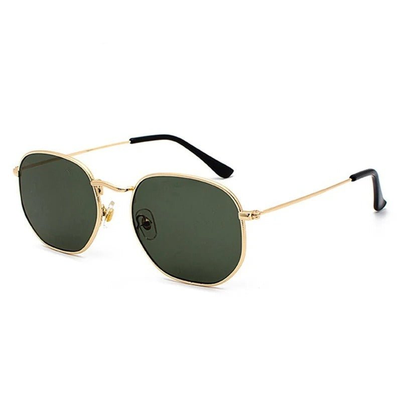 Retro Polygon Frame Sunglasses - Oreela