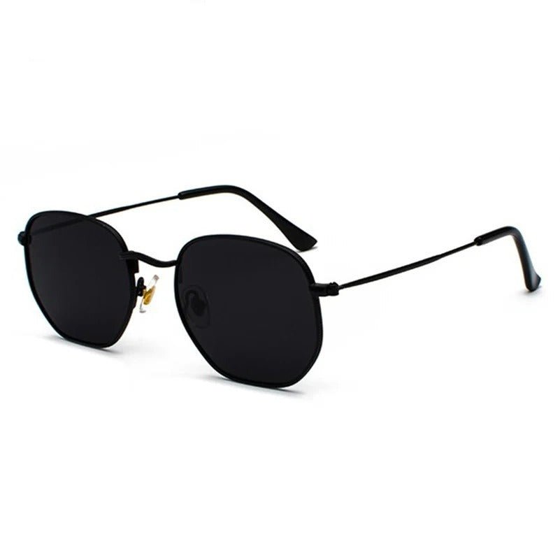Retro Polygon Frame Sunglasses - Oreela